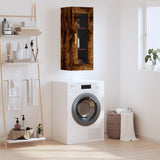 Wall Mounted Cabinet Smoked Oak 34.5x34x90 cm 828905