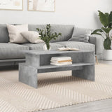 ZNTS Coffee Table Concrete Grey 90x55x42.5 cm Engineered Wood 834281