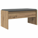 Hall Bench with Cushion Artisan Oak 83 x 38 x 40 cm 891559