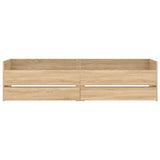 Bed Frame Sonoma oak Engineered wood Single Bed Frame 3207345