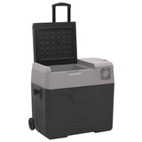 Cool Box with Wheel and Handle Black&Grey 40 L Polypropylene 51782