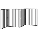 Dog Gate 4 pcs Black 60 x 80 cm Galvanised Steel 892015