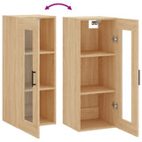 Wall Mounted Cabinet Sonoma Oak 34.5x34x90 cm 828919