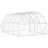 Chicken Coop Silver 400 x 300 x 200 cm Galvanised Steel 3434691