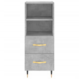 ZNTS Sideboard Concrete Grey 34.5x34x90 cm Engineered Wood 828648
