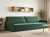 3 Seater Sofa Dark Green 220 x 81 x 82 cm Velvet 42041155