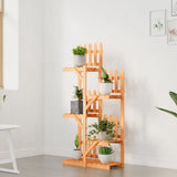 Flower Stand 60x25x130 cm Solid Wood Fir 362874