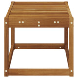 Outdoor Stool Bench Natural 79 x 43 x 37 cm Solid Acacia Wood 900663