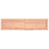Bathroom Countertop Light Brown 120x30xcm Treated Solid Wood 3156137