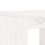 3 Piece Garden Bar Set White Solid Wood Pine 3157734