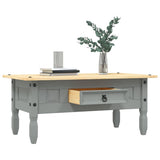 Coffee Table Mexican Pine Corona Range Grey 100x55x44 cm 282625