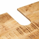 Sink cabinet with Shelf Brown 71 x 33 x 58 cm Solid Mango Wood 4102766