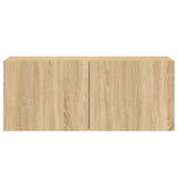 TV Cabinet Wall-mounted Sonoma Oak 100x30x41 cm 836968