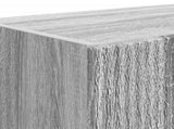 TV Wall Cabinet Grey Sonoma 59.5 x 31 x 100 cm Engineered Wood 892375