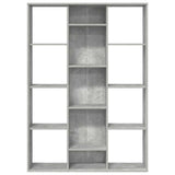 Room Divider/Book Cabinet Concrete Grey 100x24x140 cm Engineered Wood 800445