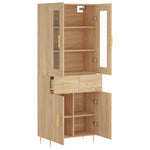 Highboard Sonoma Oak 69.5x34x180 cm Engineered Wood 3198524