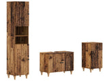 3 Piece Bathroom Cabinet Set ALKMAAR Engineered Wood 3417835