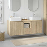 Bathroom Cabinet Set 3 pcs Sonoma Oak 49.5 x 41 x 62.5 cm 3405649