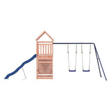 Outdoor Playset Natural wood and blue 3156989