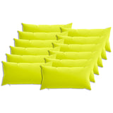 Cushion with Pillow HEERLEN 12 pcs Bright Green Polyester 925830