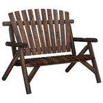 ZNTS 3 Piece Garden Lounge Set Solid Wood Spruce 3185516