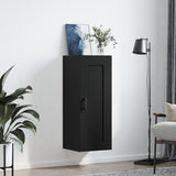 Wall Mounted Cabinet Black 34.5x34x90 cm Engineered Wood 830501