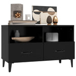 TV Cabinet Black 80x36x50 cm Engineered Wood 812592