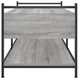 ZNTS Coffee Table Grey Sonoma 99x50x50 cm Engineered Wood 833963