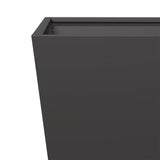 ZNTS Garden Planter Black 40x40x40 cm Steel 851052