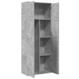 Highboard Concrete Grey 70x35x180 cm Engineered Wood 3276661