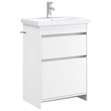 Bathroom Furniture Set White 61 x 40 x 84.5 cm Engineered Wood 3404258