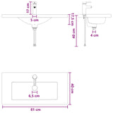 Bathroom Furniture Set Sonoma Oak 78.5 x 37.5 x 81 cm 3404136