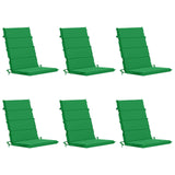 6-Piece High Back Bhair Cushions GEMERT 100% Polyester Green 946097