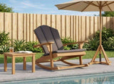 Garden Adirondack Rocking Chair Natural 100% Polyester 42041360