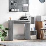 Desk with Drawer Grey Sonoma 106 x 41 x 88.5 cm Engineered Wood 869471