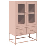 Highboard Pink 68x39x111.5 cm Steel 853363