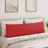 Sofa Pillows 2 pcs Red 145 x 40 cm Fabric 42013837