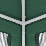 Party Tent with 4 Mesh Sidewalls Green 3x3 m HDPE 319228