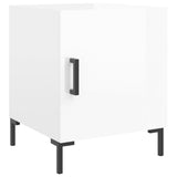 Bedside Cabinets 2 pcs High Gloss White 40x40x50 cm Engineered Wood 827569