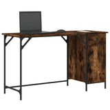 Computer Desk Smoked Oak 131x48x75 cm Engineered Wood 836220