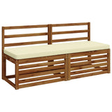 2-Piece Bench Cushions VUGHT 2 pcs 100% Polyester Cream 952015