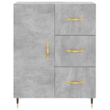 Highboard Concrete Grey 69.5x34x180 cm Engineered Wood 3198453