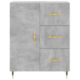 Highboard Concrete Grey 69.5x34x180 cm Engineered Wood 3199797