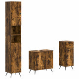 3 Piece Bathroom Cabinet Set BREDA Engineered Wood 3417887