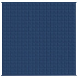 Weighted Blanket Blue 200x200 cm 9 kg Fabric 350796