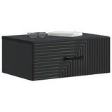 Wall-Mounted Bedside Cabinet 2 pcs Black 49 x 34.5 x 20 cm 898618