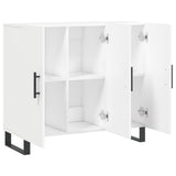Sideboard White 90x34x80 cm Engineered Wood 828132