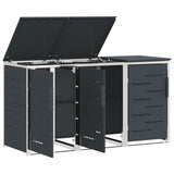 Wheelie Bin Storage Anthracite 207 x 77.5 x 112.5 cm 3422241