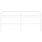 Metal Replace Headboard White 200 cm 376687