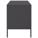 TV Cabinet Black 68x39x50.5 cm Steel 843042